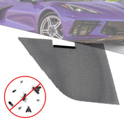 DURAFORCE For Corvette C8 20-24 2021 2022 Front Grill Covers Radiator Guards Steel 2PCS