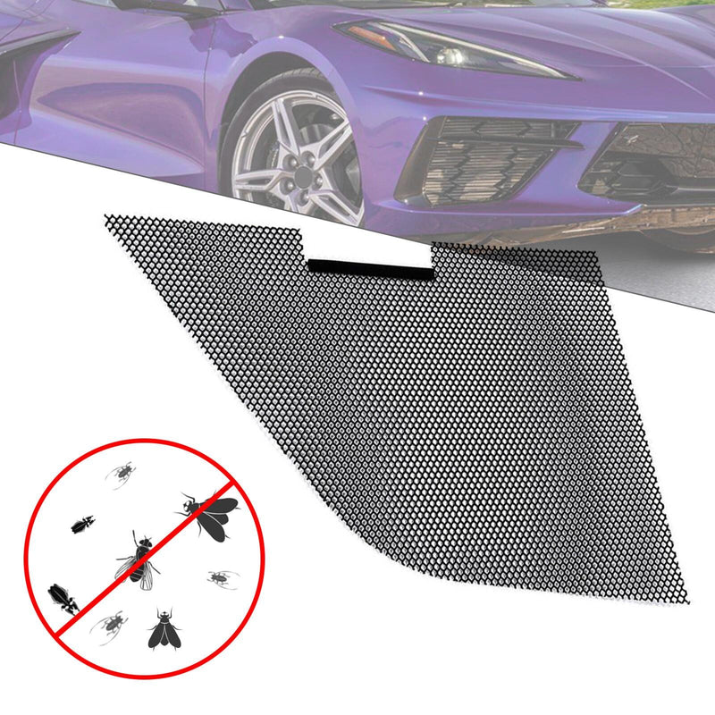 DURAFORCE For Corvette C8 20-24 2021 2022 Front Grill Covers Radiator Guards Steel 2PCS