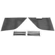 DURAFORCE For Corvette C8 20-24 2021 2022 Front Grill Covers Radiator Guards Steel 2PCS