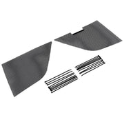 DURAFORCE For Corvette C8 20-24 2021 2022 Front Grill Covers Radiator Guards Steel 2PCS