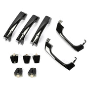 DURAFORCE Exterior Door Handle For 2006-2010 Hummer H3 H3T Set of 5 Front & Rear Black