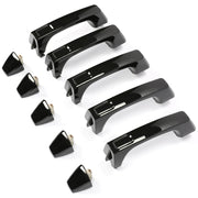 DURAFORCE Exterior Door Handle For 2006-2010 Hummer H3 H3T Set of 5 Front & Rear Black