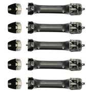DURAFORCE Exterior Door Handle For 2006-2010 Hummer H3 H3T Set of 5 Front & Rear Black