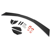 DURAFORCE For Chevy Corvette C8 20-Up Rear Trunk Lid High Wing Spoiler Kit Gloss Black