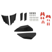 DURAFORCE For Chevy Corvette C8 20-Up Rear Trunk Lid High Wing Spoiler Kit Gloss Black