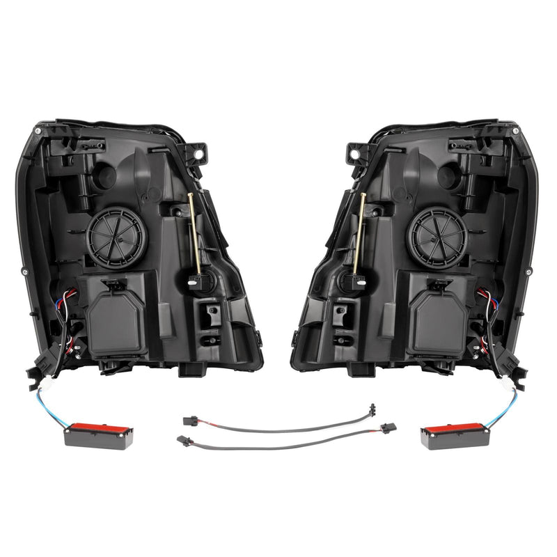 DURAFORCE LED DRL HID/Xenon Projector Headlights Headlamp For Cadillac Escalade 2007-2014