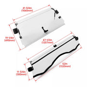 DURAFORCE For 2011-2020 Can-Am Commander 800 / 1000/MAX Scratch Resistant Flip Windshield