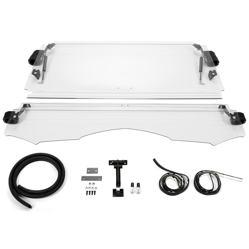 DURAFORCE For 2011-2020 Can-Am Commander 800 / 1000/MAX Scratch Resistant Flip Windshield