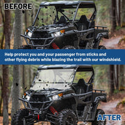 DURAFORCE For 2011-2020 Can-Am Commander 800 / 1000/MAX Scratch Resistant Flip Windshield