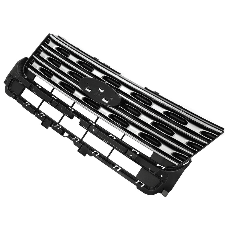 DURAFORCE For Ford Explorer 2016-2017 Front Bumper Grille Honeycomb Chrome #FB5Z8200AC