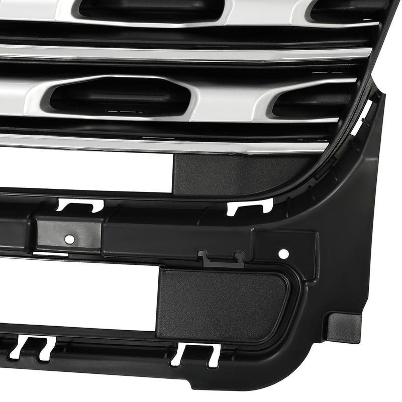 DURAFORCE For Ford Explorer 2016-2017 Front Bumper Grille Honeycomb Chrome #FB5Z8200AC