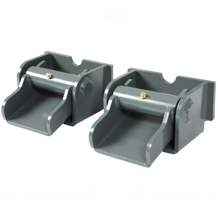 DURAFORCE 2Pcs Steel Dump Body Truck Trailer Hinge Heavy Duty Greasable Weld On Solid