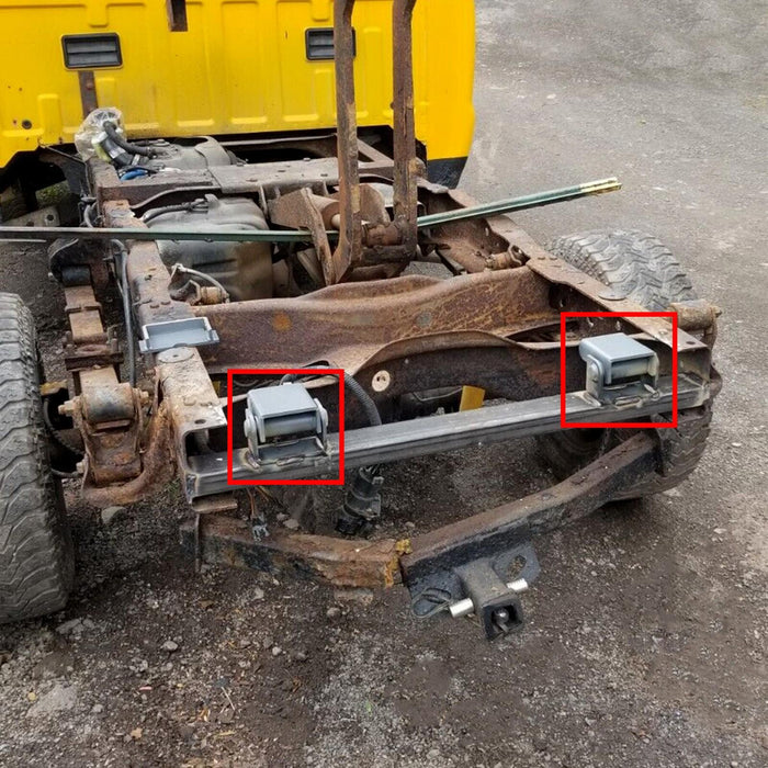 DURAFORCE 2Pcs Steel Dump Body Truck Trailer Hinge Heavy Duty Greasable Weld On Solid