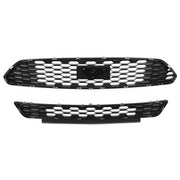 DURAFORCE Front Bumper Grille Grill Replacement kit Black for Ford Mustang 2015-2017