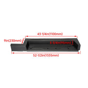 DURAFORCE For Ford Transit-150/250/350 HD 2015-2023 RH Door Scuff Plate Protector Black