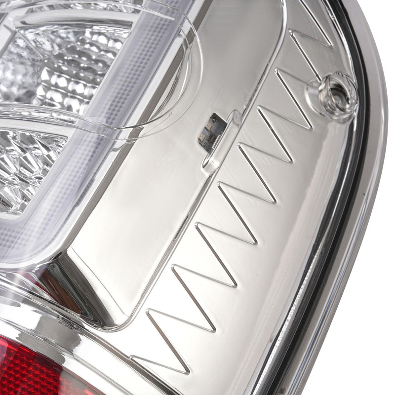 DURAFORCE C Light Bar LED Tail Lights For Ford Ranger 2001-2011 Clear Lens Chrome Housing