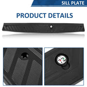 DURAFORCE For Ford Transit-150/250/350/350HD 15-23 Rear Door Plate Panel Step Bumper Pad