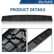 DURAFORCE For Ford Transit-150/250/350/350HD 15-23 Rear Door Plate Panel Step Bumper Pad