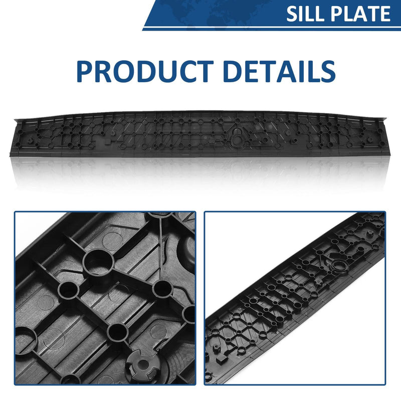 DURAFORCE For Ford Transit-150/250/350/350HD 15-23 Rear Door Plate Panel Step Bumper Pad