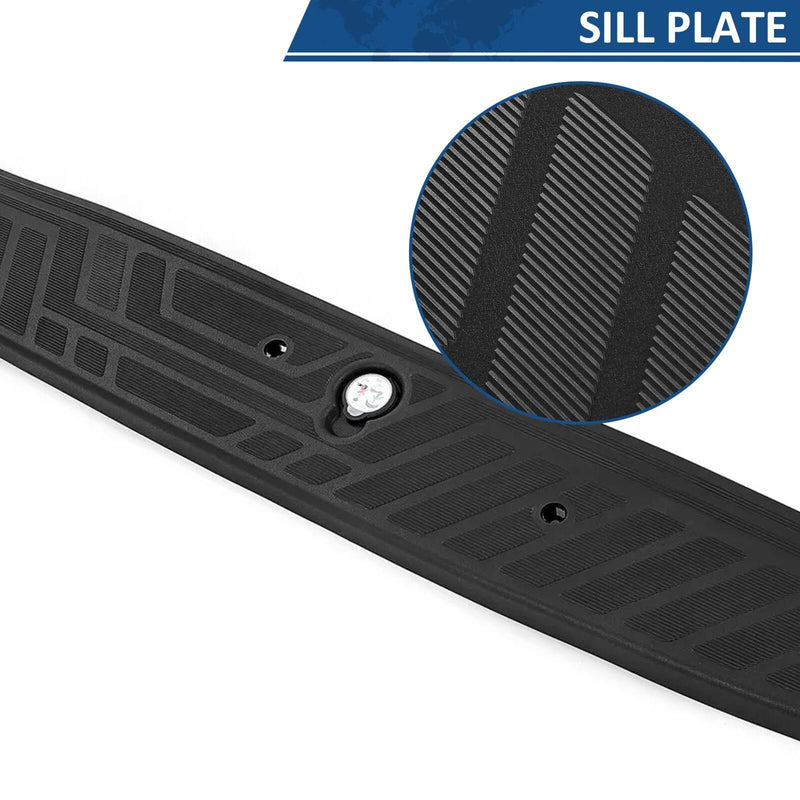 DURAFORCE For Ford Transit-150/250/350/350HD 15-23 Rear Door Plate Panel Step Bumper Pad