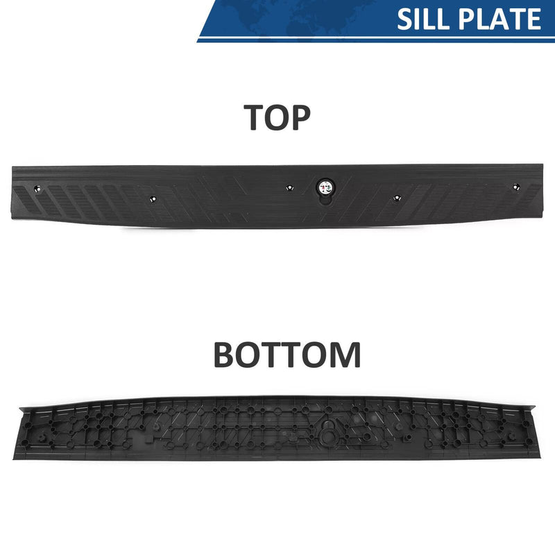 DURAFORCE For Ford Transit-150/250/350/350HD 15-23 Rear Door Plate Panel Step Bumper Pad