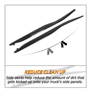 DURAFORCE For Corvette C7 Stingray Z06 Z07 2014-2019 Side Skirt Rocker Panels Kit-Black