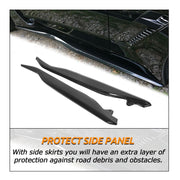 DURAFORCE For Corvette C7 Stingray Z06 Z07 2014-2019 Side Skirt Rocker Panels Kit-Black