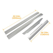 DURAFORCE Rocker Panel Set of Left & Right Silvery For Chevy Express/GMC Savana 1996-2014