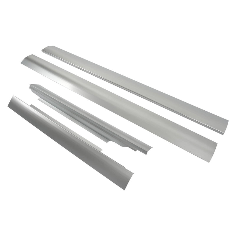 DURAFORCE Rocker Panel Set of Left & Right Silvery For Chevy Express/GMC Savana 1996-2014