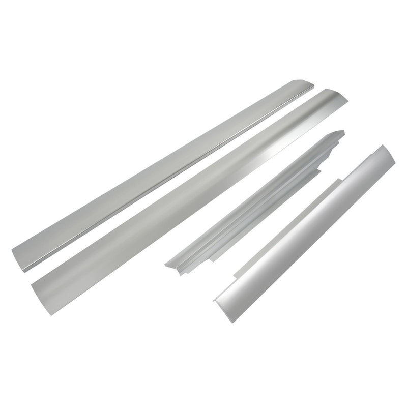 DURAFORCE Rocker Panel Set of Left & Right Silvery For Chevy Express/GMC Savana 1996-2014