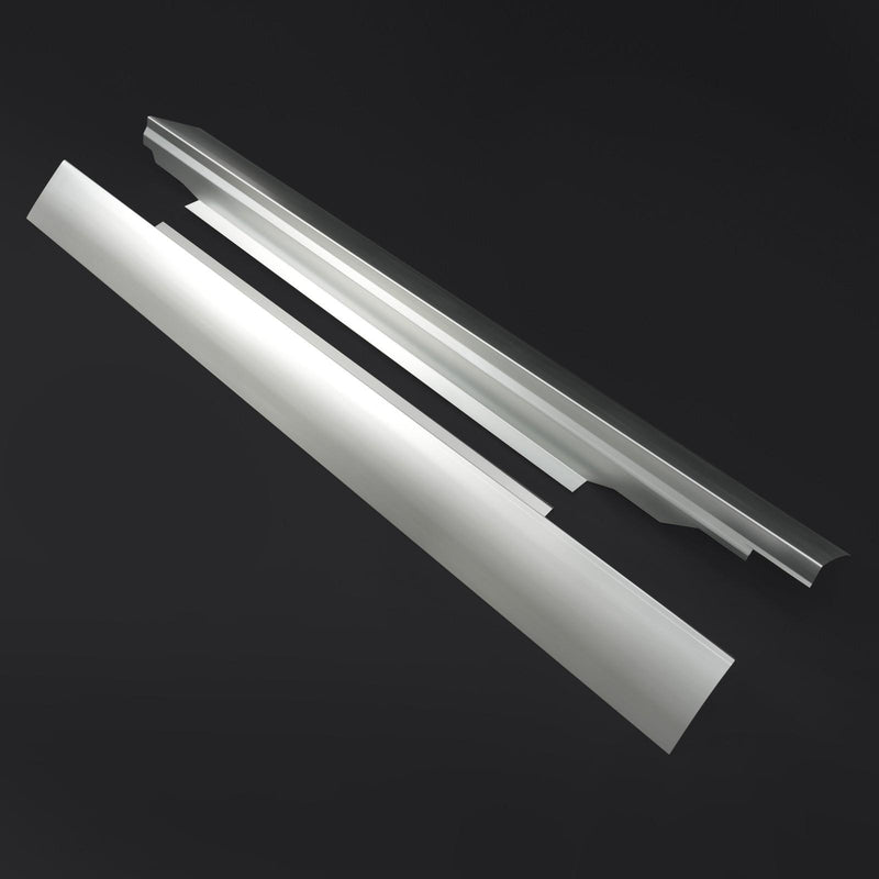 DURAFORCE Rocker Panel Set of Left & Right Silvery For Chevy Express/GMC Savana 1996-2014