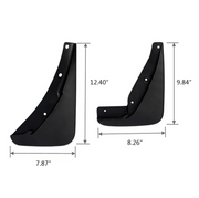 DURAFORCE Mud Flaps Guards Splash Molded Set For 2015-2023 2017 Dodge Challenger