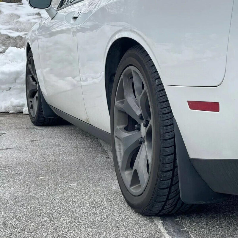 DURAFORCE Mud Flaps Guards Splash Molded Set For 2015-2023 2017 Dodge Challenger