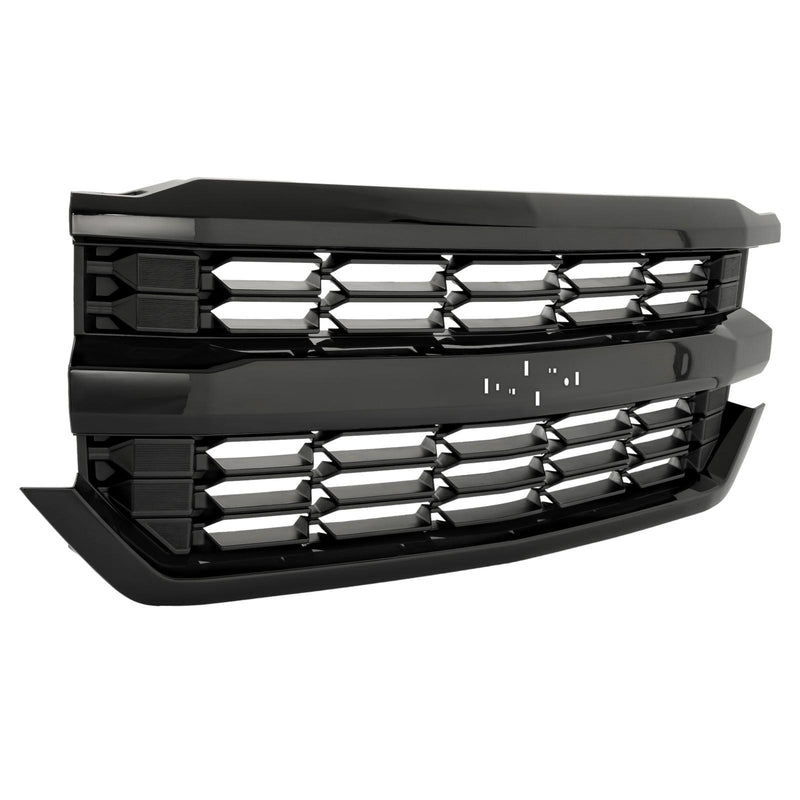 DURAFORCE Front Grille Bumper Upper For 2016-2018 Chevrolet Silverado 1500 Black Mesh