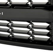 DURAFORCE Front Grille Bumper Upper For 2016-2018 Chevrolet Silverado 1500 Black Mesh