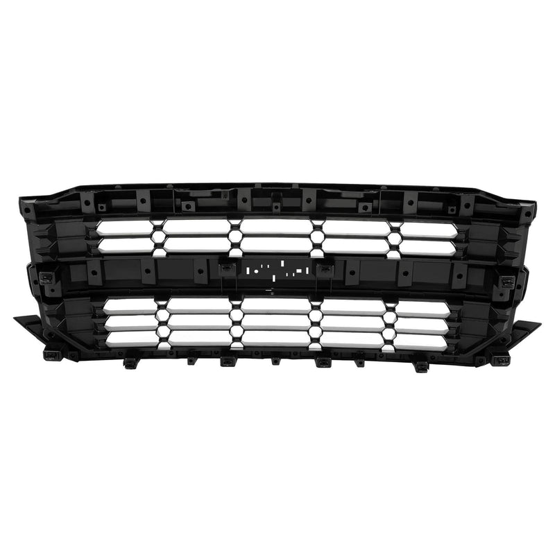DURAFORCE Front Grille Bumper Upper For 2016-2018 Chevrolet Silverado 1500 Black Mesh