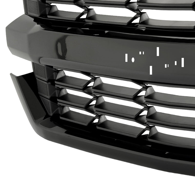 DURAFORCE Front Grille Bumper Upper For 2016-2018 Chevrolet Silverado 1500 Black Mesh