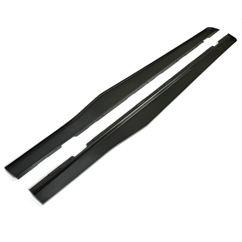 DURAFORCE For Camaro LT LS SS 2010-2015 Side Skirts Extension Lip Carbon Fiber Color