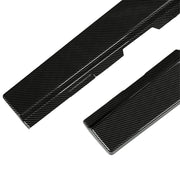 DURAFORCE For Camaro LT LS SS 2010-2015 Side Skirts Extension Lip Carbon Fiber Color