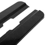 DURAFORCE For Camaro LT LS SS 2010-2015 Side Skirts Extension Lip Carbon Fiber Color