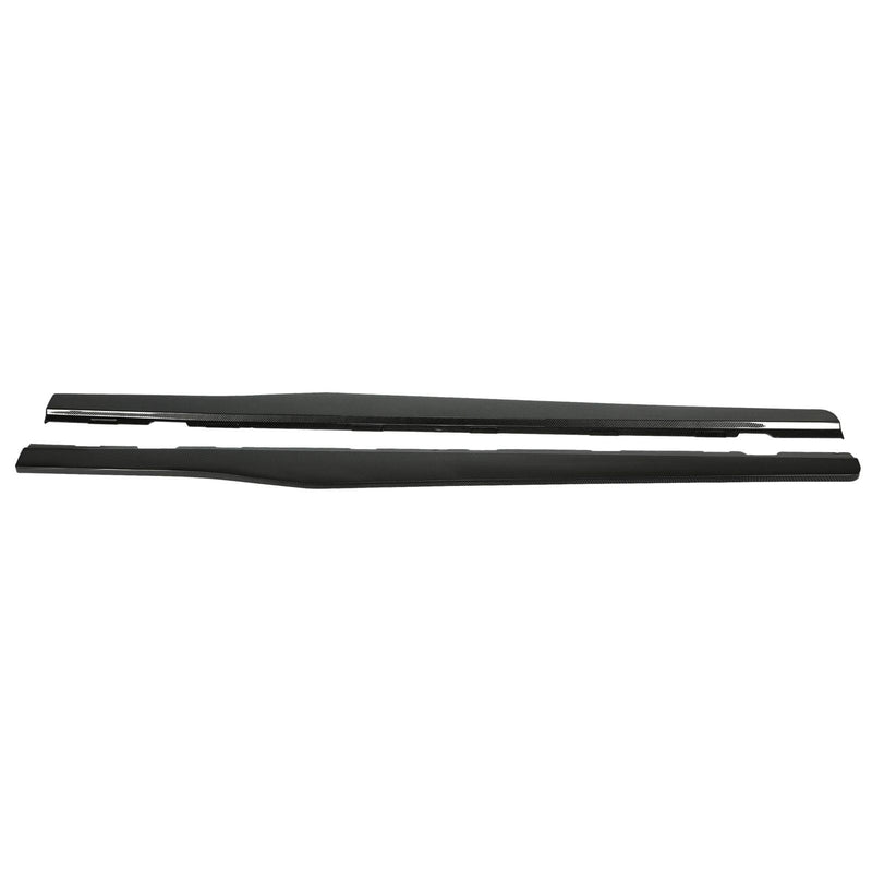 DURAFORCE For Camaro LT LS SS 2010-2015 Side Skirts Extension Lip Carbon Fiber Color