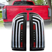DURAFORCE For Dodge Ram 1500 2500 3500 2007 2008 2009 LED Tube Bar Clear Tail Lights Lamps
