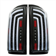 DURAFORCE For Dodge Ram 1500 2500 3500 2007 2008 2009 LED Tube Bar Clear Tail Lights Lamps