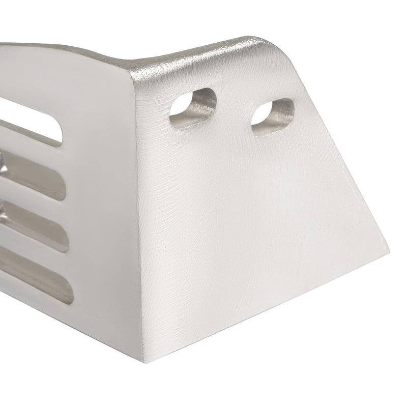 DURAFORCE Pair Silvery Front Fender Light Brackets Polish Aluminum For Peterbilt 389 388