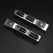 DURAFORCE Pair Silvery Front Fender Light Brackets Polish Aluminum For Peterbilt 389 388