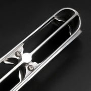 DURAFORCE Pair Silvery Front Fender Light Brackets Polish Aluminum For Peterbilt 389 388