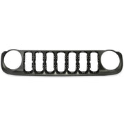 DURAFORCE For Jeep Renegade 2015-2019 Honeycomb Front Upper & Lower Grille Painted Black