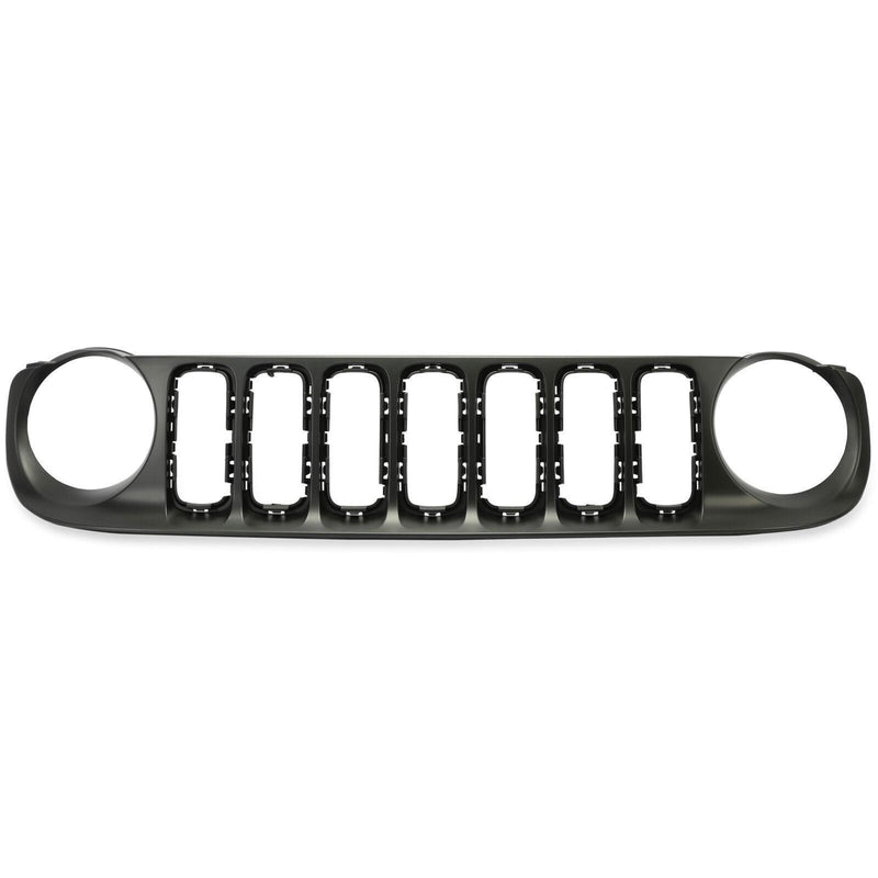 DURAFORCE For Jeep Renegade 2015-2019 Honeycomb Front Upper & Lower Grille Painted Black