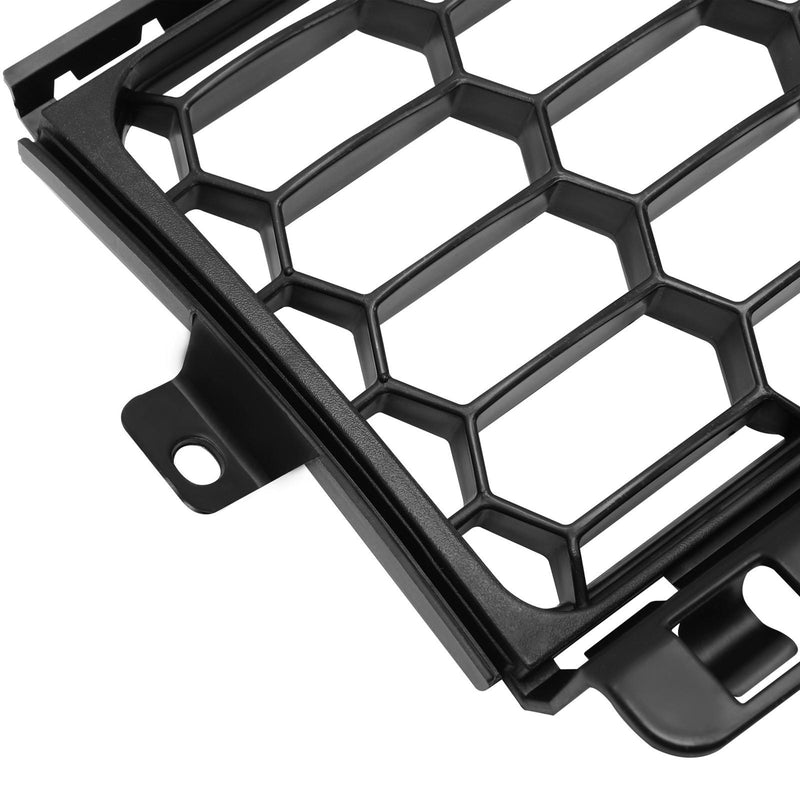 DURAFORCE For Jeep Renegade 2015-2019 Honeycomb Front Upper & Lower Grille Painted Black