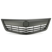 DURAFORCE For Acura TSX 2011 2012 13 2014 Matte Full Black Grill Front Bumper Upper Grille